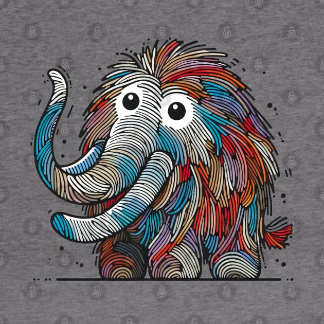 Tusked Majesty Woolly Mammoth by Cutetopia